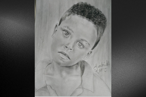 Pencil drawing, Stories inside Eyes